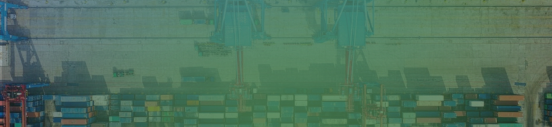 harbour quay with containers and cargo ships